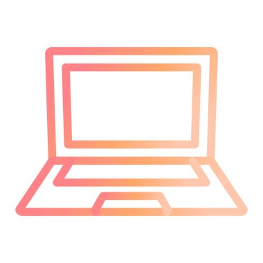 Bilgisayar. Web simgesi basit illüstrasyon 