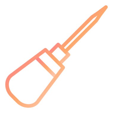 Awl simge vektör illüstrasyonu