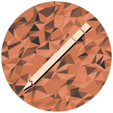 Bir kalemin vektör illüstrasyonu