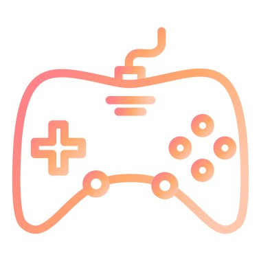 Game Pad modern ikon vektör çizimi 