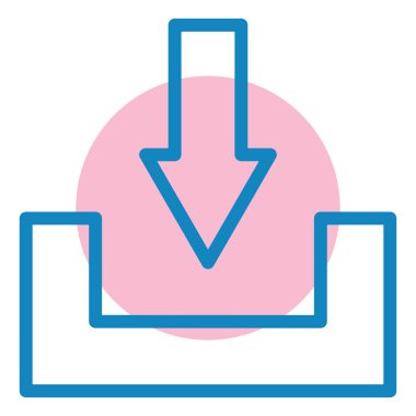 İndir. Web simgesi basit illüstrasyon