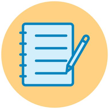 Kitap. Web simgesi basit illüstrasyon