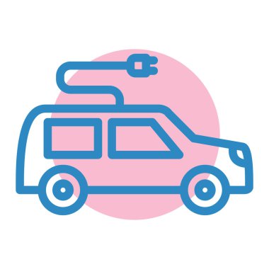 - Araba. Web simgesi basit illüstrasyon