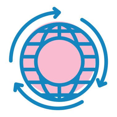 hedef simge vektör illüstrasyonu