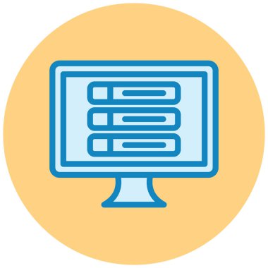 vektör bilgisayar simgesi illüstrasyonu