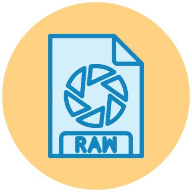 dosya biçimi simgesi, vektör illüstrasyonu