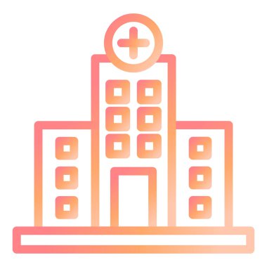 Hastane binası. Basit tasarım