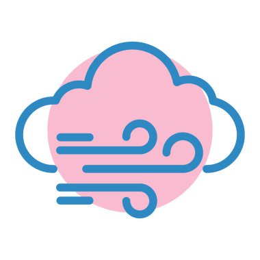 Hava durumu. Web simgesi basit illüstrasyon