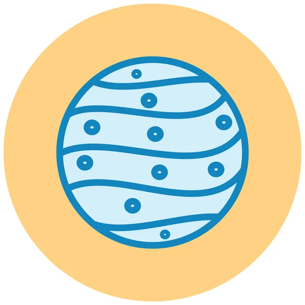 Φεγγάρι Web Εικονίδιο Απλή Απεικόνιση — Διανυσματικό Αρχείο
