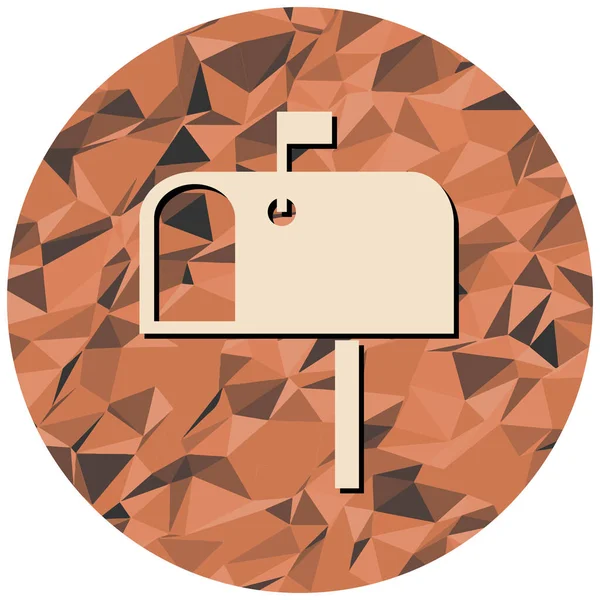 Zarf simgesi. Web için posta vektör simgelerinin düz çizimi