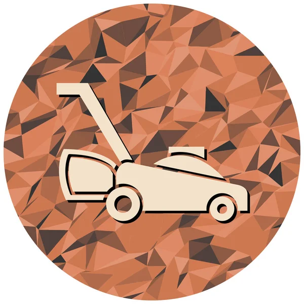 Araba ikonu. Web için polis kamyonu vektör simgelerinin düz çizimi