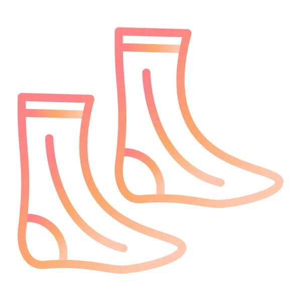 Socks Modern Icon Vector Illustration —  Vetores de Stock