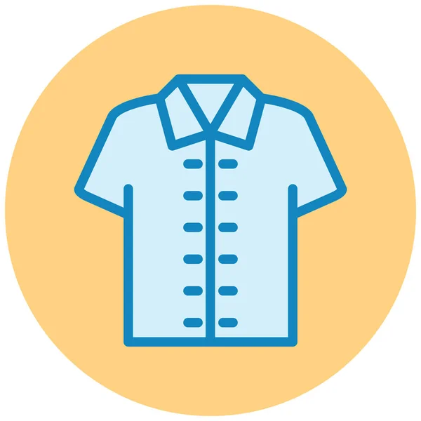 Tshirt Web Icon Simple Illustration — Stock Vector