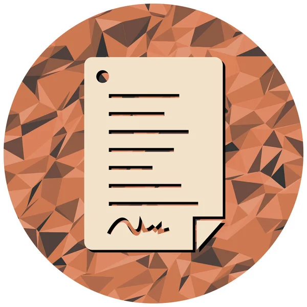 Anlaşma simgesinin vektör illüstrasyonu