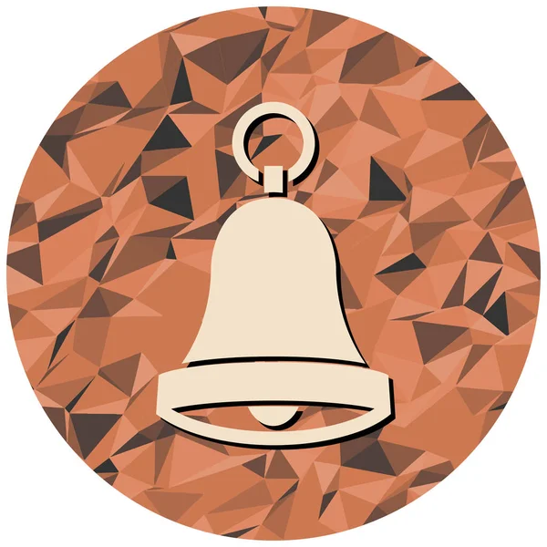 Çan ikonu. Web için çınlayan vektör simgelerinin düz çizimi