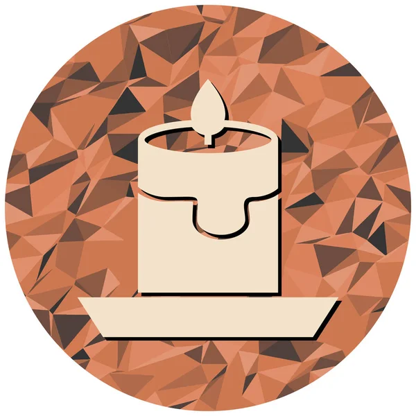 Mum. Web simgesi basit illüstrasyon