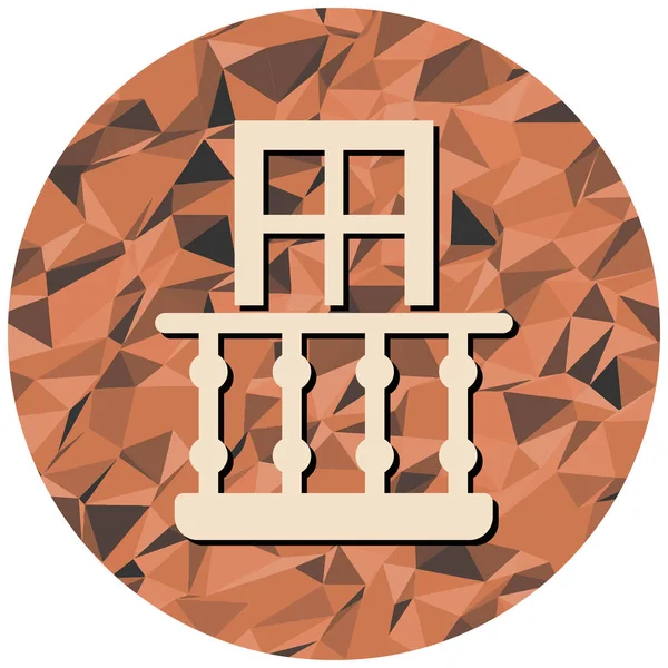 Beyaz arkaplanda tahta simgesi