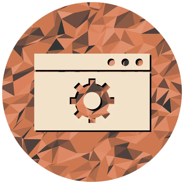 Ayarlama. Web simgesi basit illüstrasyon