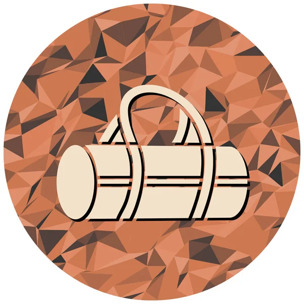 Kırmızı başlıklı tek bir simgenin vektör çizimi