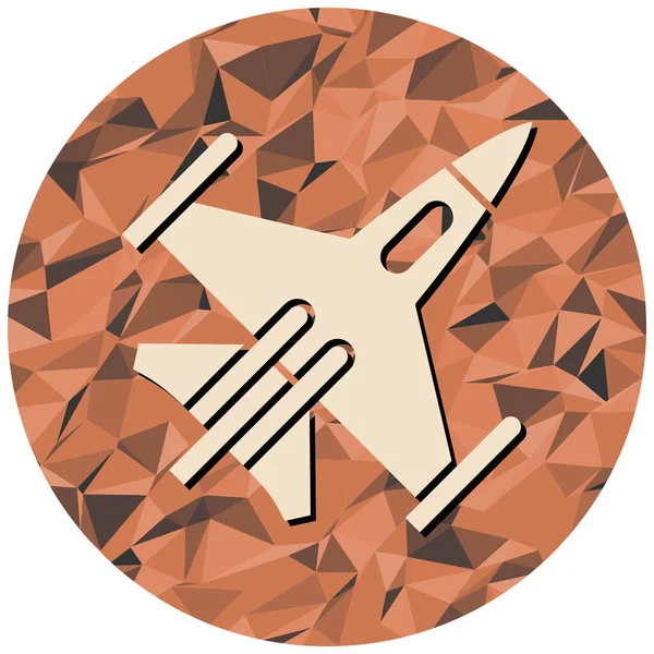 jet simgesi, vektör illüstrasyonu basit tasarım