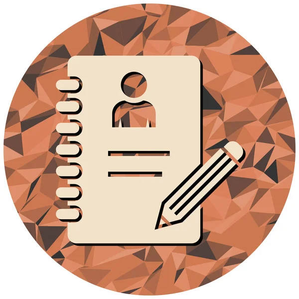 Notların düz dizaynının vektör çizimi