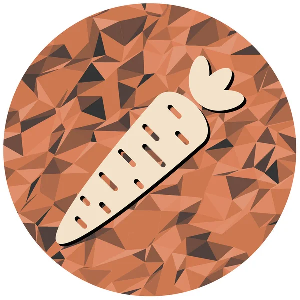 Yiyecek ve organik ikonun vektör illüstrasyonu