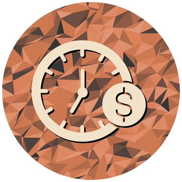 Saat. Web simgesi basit illüstrasyon