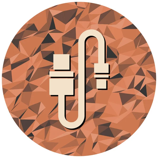 USB simge. Vektör çizim