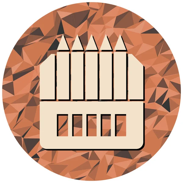 Bir kalemin vektör illüstrasyonu