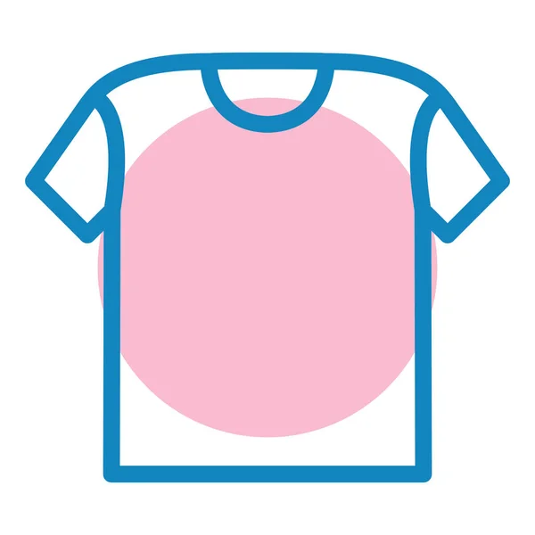 Shirt Clothes Shorts Clothing Tshirt Flat Vector Illustration — Stock Vector