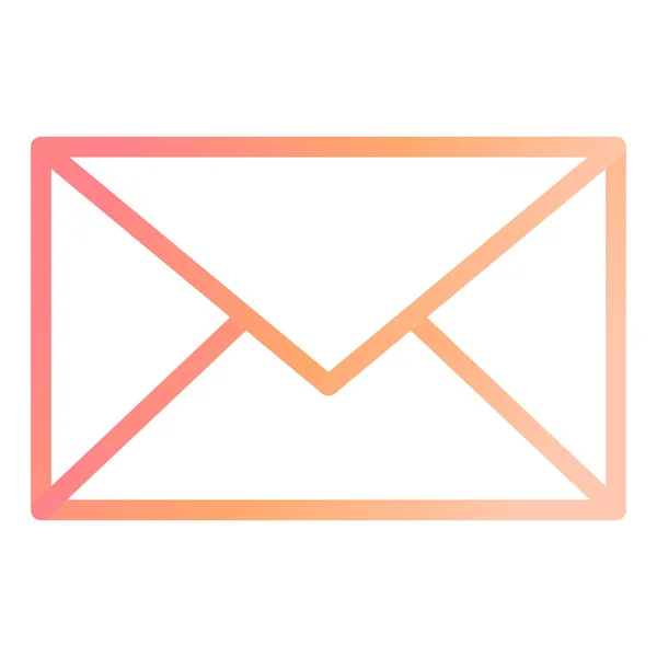 Mail Modern Icon Vector Illustration — Stockvektor