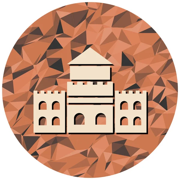 Bir binanın vektör illüstrasyonu