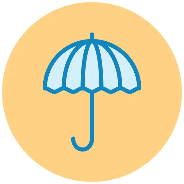 Umbrella Web Icon Simple Illustration — Stock Vector