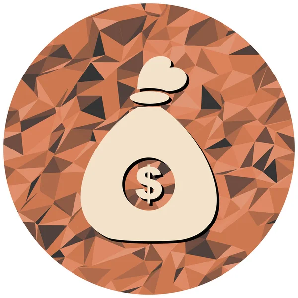 Para çantası. Basit resimleme