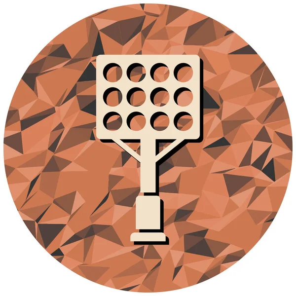 Bir ağaç simgesinin vektör illüstrasyonu