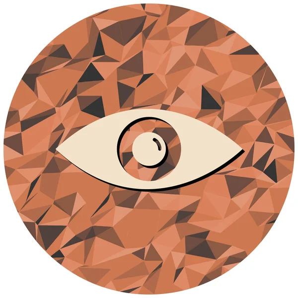 Göz simgesi, vektör illüstrasyonu