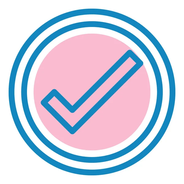 işaret simgesini işaretle, vektör illüstrasyonu