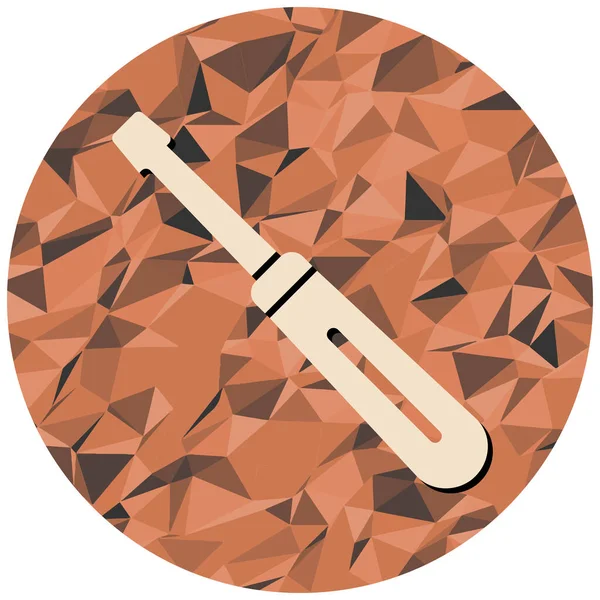 Bıçak. Web simgesi vektör illüstrasyonu