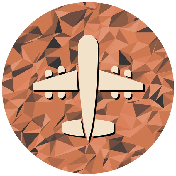 uçak ikonu vektör illüstrasyonu