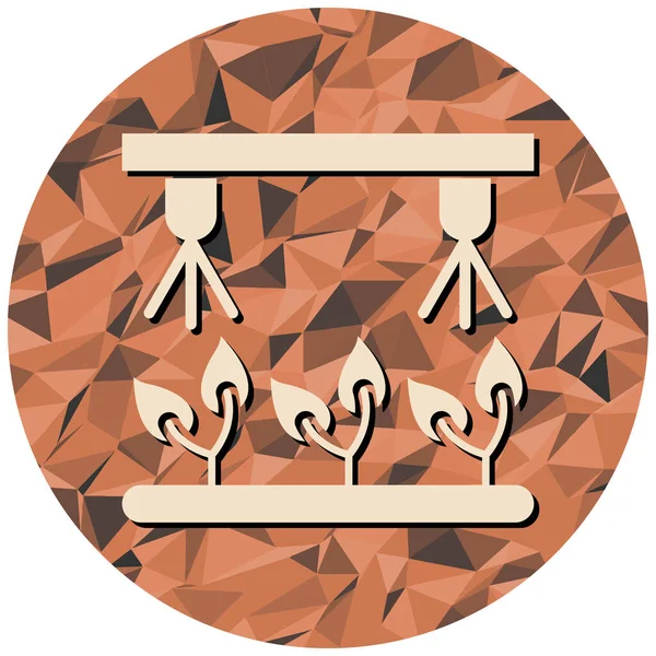 Üzerinde David 'in bayrağı olan güzel bir manzaranın tasviri