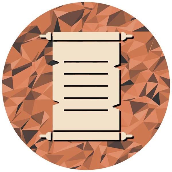 Boş sayfalı bir kağıdın vektör çizimi