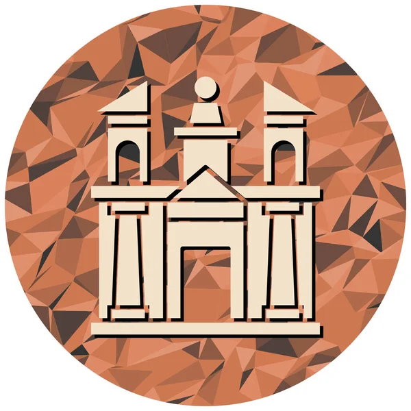 Bir binanın vektör illüstrasyonu
