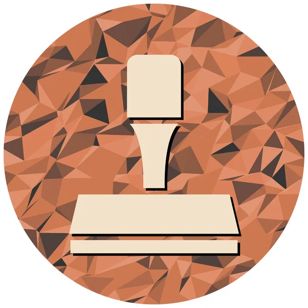 Pul simgesinin vektör illüstrasyonu