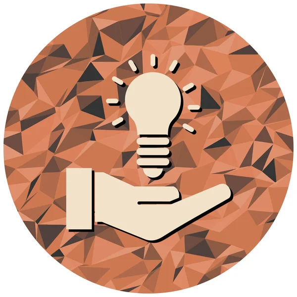 Bir ampulün vektör illüstrasyonu