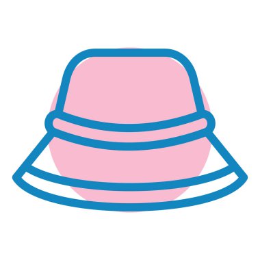 Şapka. Web simgesi basit illüstrasyon