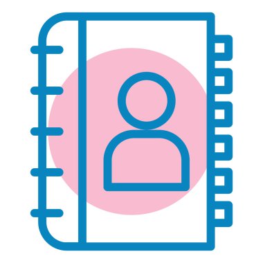 Not defteri. Web simgesi basit illüstrasyon