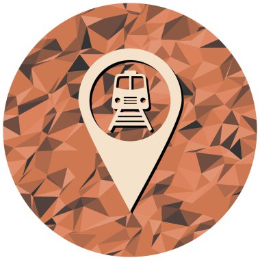 Bir araba simgesinin vektör illüstrasyonu