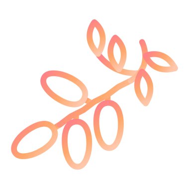 Zeytin. Web simgesi basit illüstrasyon 