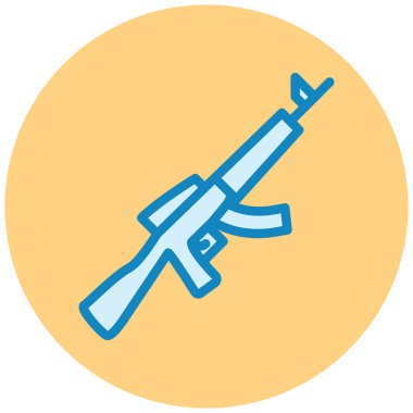 Silah. Web simgesi basit illüstrasyon