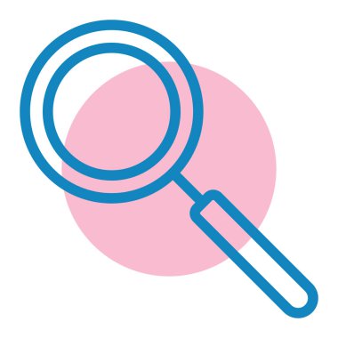 Ara. Web simgesi basit illüstrasyon